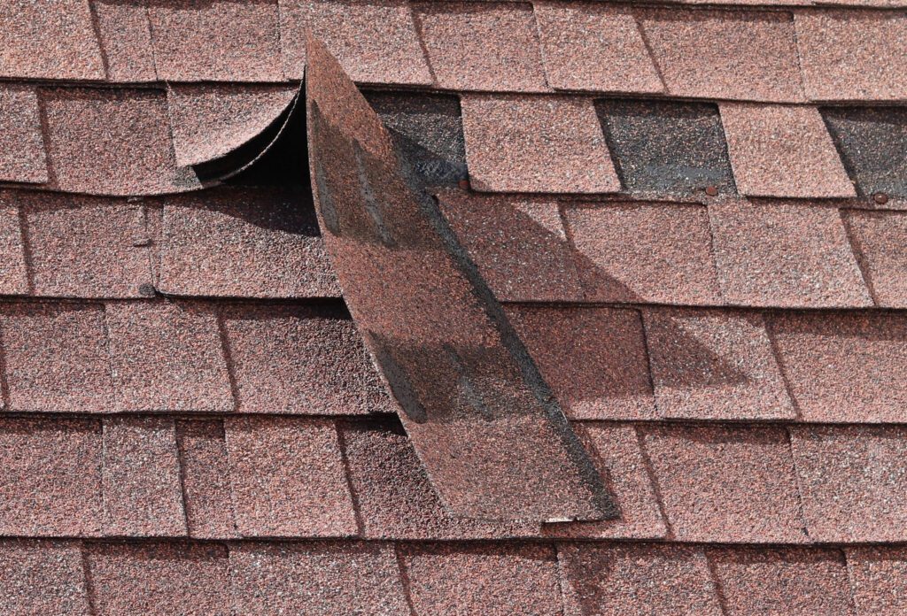 Loose Roof Shingle